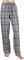 JTPW Women's 100% Cotton Super Soft Flannel Pajama/Lounge Bottoms with Pockets, Grey Melange Pink Plaid, Size: S