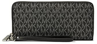 Michael Kors Jet Set Travel Continental Black/Silver One Size, Schwarz/Silber, Einheitsgröße, Jet Set Travel Continental