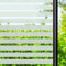 DARUITE Fensterfolie Blickdicht Milchglasfolie Selbstklebend Sichtschutzfolie Non-Klebefolie Fenster Sichtschutz Fensterfolien Folie Fenster Sichtschutz (30x300 cm, Fensterfolie Streifen)