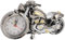 Motorrad Wecker Im Retro Stil, Vintage Simulations Motorrad Modell Wecker, Motorradsport, Einzigartiges für Motorliebhaber,Kids, Jungen, Männer (168A Dunkelgold,