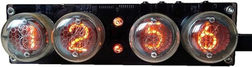 Nixie Tube Clock, Nixie Tubes Kit DIY, Retro Flip Clock, integriertes Design Nixie Tube Clock mit Fernbedienung for QS30-1/SZ1-1/SZ3-1/SZ-8