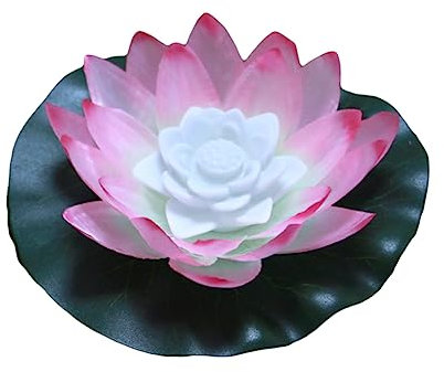Gadpiparty lotus teich lichter poollicht solar Leuchte Laterne Sonnenlicht LED-Wunschlicht Kerzenlampe für die Hochzeit draussen Pflanze künstliche Lotuslampe Schwimmbadbeleuchtung Rosa