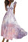 Robe De Plage Longue Femme Chic Et Élégante - Soirée, Champêtre, Bohème Grande Taille, Été, Dentelle - Rose 3XL