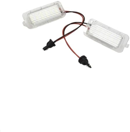 Canbus-Kennzeichenbeleuchtung, 12 V, weiß, für Ford Focus 5D Fiesta, Mondeo MK4, C-Max, MK2, S-Max, Kuga, Galaxy 6000 K, 2 Stück