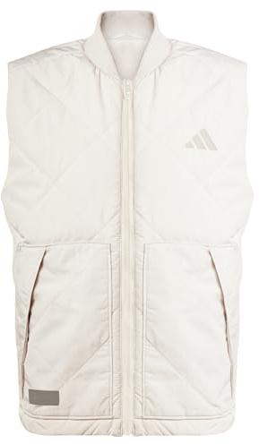 adidas Herren MERCEDES - AMG PETRONAS FORMULA ONE TEAM PREMIUM SWEAT VEST MEN, Wonder Alumina/Putty Beige, L