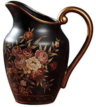ZGSSOPTU Dekorative Vase, kreative Keramik-Milchkännchen, einohrige Vase, Tisch, Couchtisch, Einrichtung