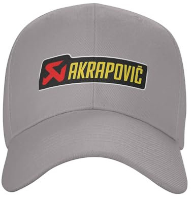 ZZQWSDSQQ Baseballkappe Akrapoviccs Golf Cap Freizeit Logo Snapback Hut Für Männer Frauen Verstellbare Casual Kopfbedeckung Geburtstagsgeschenk
