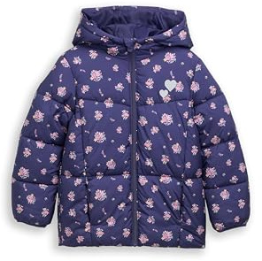 TOM TAILOR Mädchen 1047605 Kinder Puffer-Jacke mit Allover-Print