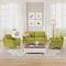 Vesgantti Sofa Sets Grün Sofa Stoff Montage ohne Werkzeug