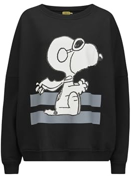 CODELLO Women Sweater Cotton Mix Snoopy schwarz-S - S