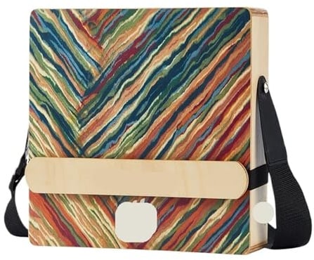 Cajon-Trommel Cajon-Trommel for Reisen, Holzbox-Trommel, Musik-Schlagzeuginstrument, Reisetrommel, professionelles Perkussionsinstrument(Painting)