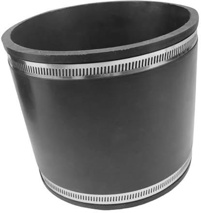 XLWLLNJ Manchon Flexible En Caoutchouc Souple avec Collier de Serrage En Acier Inoxydable pour Raccordement de Plomberie, 40 Mm X 50 Mm X 90