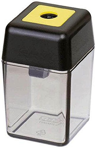 M+R 709150000 Spitzer Kunststoff einfach Dosenspitzer, schwarz/rauch
