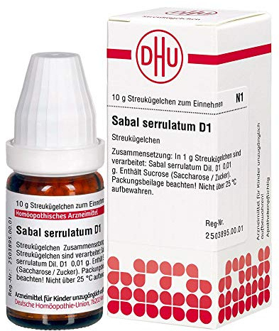SABAL SERRULATUM D 1 Globuli 10 g