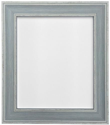 FRAMES BY POST Scandi Vintage Distressed Blue Picture Photo Frame 50 x 70 cm
