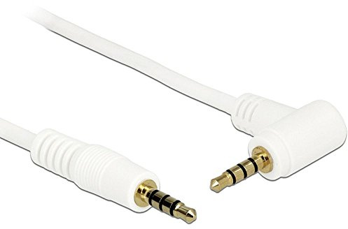 DeLOCK 84736 - Audio-Kabel (3.5mm, Männlich, 3.5mm, Männlich, 0,5 m, Weiß)