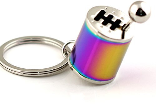 Llavero con diseño creativo de palanca de cambios de Maycom®, Shift Rainbow, small