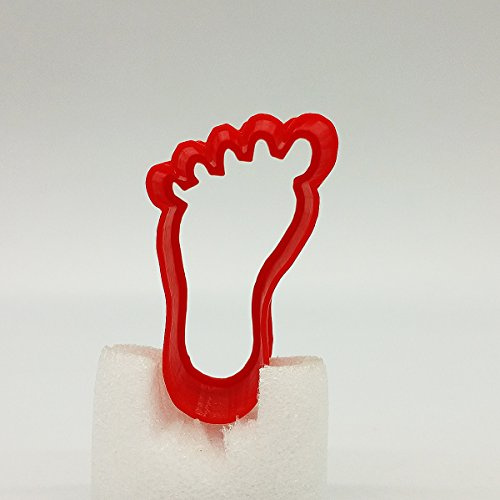 Fußabdruck Ausstecher, 5cm / 8cm / 10cm / 12cm Größe, 25mm tief (8cm)