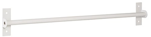 Premier Housewares Sorello Hanging Rail, Iron, White, 4 x 60 x 9 cm
