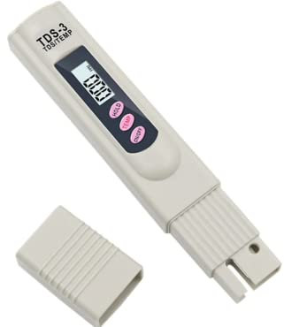 FILTRIACQUAITALIA Tester TDS Misuratore Digitale Residuo Fisso Acqua e Temperatura con Custodia