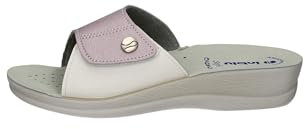 inblu Ciabatte Pantofole Donna Aperte Regolabili Velcro Art. VR45 (37, Rosa)