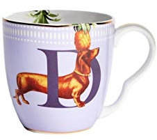 Yvonne Ellen Alphabet Mug D, Bone China