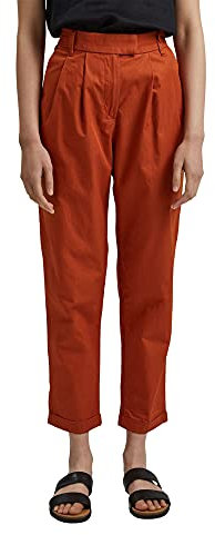 ESPRIT Collection Damen Hose 061eo1b301, 805/Terracotta, 38W / 28L