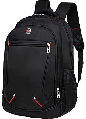 Sharplace Travel Laptop Backpack, Business Laptops Backpack, Water Resistant College School Computer Bag Fits 15.6 Inch Notebook, Black