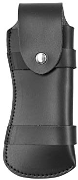 Gereton Funda para Cuchillos, Cuero para Cuchillos, Funda para Cuchillos Plegable Bolsillo, Funda para Cuchillos con Broche, para Exteriores, Caza, Camping, Pesca, 6,1 x 2,75 Pulgadas