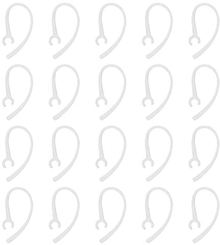 VGOL 20 Stück Bluetooth Headsets Ohrbügel Ohrhaken Ersatz Klemmhalter Ohrhalter Kompatibel mit Plantronics Voyager Edge Kompatibel mit Samsung WEP 5,6mm-6,2mm Headset Transparent
