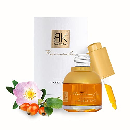 Olio di rosa canina, biologico, spremuto a freddo, olio per il corpo e il viso di rosa canina, naturale anti invecchiamento, cura del viso, 30 ml (rosa canina)