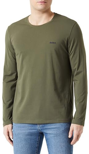 BOSS Men's Mix&Match LS-Shirt R T, Dark Green307, S