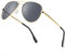 LOJUDI Pilotenbrille Polarisiert Sonnenbrille für Herren Damen Fliegerbrille Piloten Retro mit UV400 Schutz (Gold/Grau Linse)
