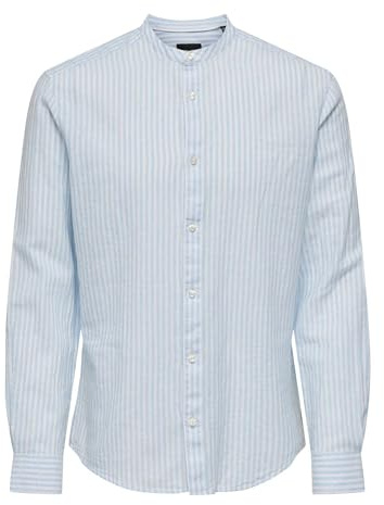 Only & Sons Male Hemd ONSCAIDEN Leinen Hemd | Shirt