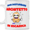 TeeDesign Tazza Architetto, Idea Regalo di compleanno o natale per lui, Tazza per regali divertenti, gadget Tazze con mestieri da regalare