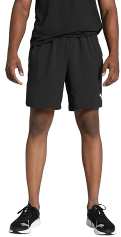 PUMA Unisex Energy 7 Stretch Woven Gewebte Shorts, Puma Schwarz, L EU