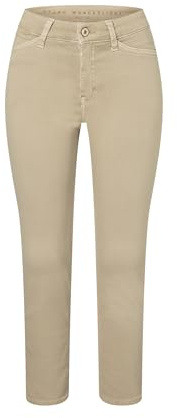 Mac - Damen 5-Pocket Jeans, Dream Summer (5492-90-0351L) | Hochelastischer Light-Denim. Straight Fit. Schmales, gerades Bein. Verkürzte Länge. Schlitz-Detail am Saum. Normale Leibhöhe.