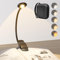 Hensam Lampe de Lecture, Rechargeable Lampe Liseuse Clip, 5 Couleurs & Gradation en Continu,Protection des Yeux Lumière Livre Portable pour Lire au Lit,Travail, 360° Cou Flexible