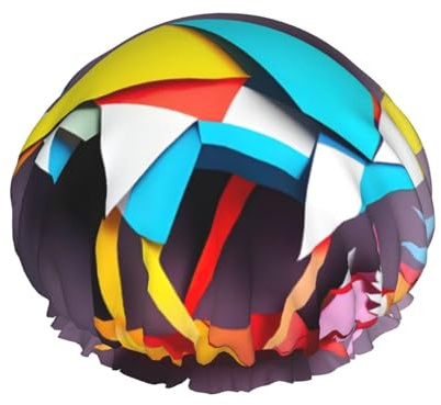 Grues en papier origami multicolores 1 chapeau de bain joker tendance, chapeau de bain double réutilisable, profitez d'une expérience de bain plus avancée