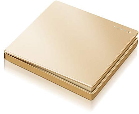 Interrupteur de commande, interrupteur d'éclairage, 1 interrupteur à grand panneau plat sans bordure, texture givrée dorée, interrupteur à bascule for maison, restaurant, interrupteur mural, chambre à