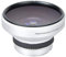 Obiettivo Aggiuntivo Fisheye 0,25X per Fotocamere Calibro 37 Mm, Ampio Raggio, Macro 12,5X, Vetro Ottico in Lega di Alluminio, Leggero, Compatto, 37 Mm 0,46 Pollici, Argento