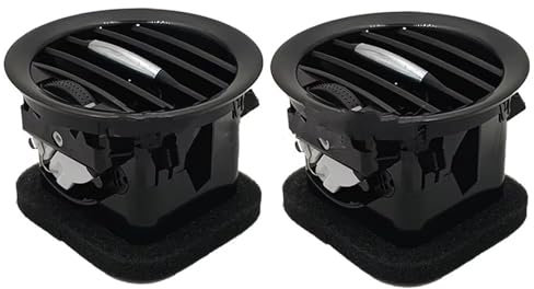 Salida Aire Acondicionado para Opel para Corsa D para Adam Negro/Cromo Salpicadero Aire Acondicionado Salida 2201099 13417363 13365420 Rejilla Ventilación Interior Coche A/C Salida Aire