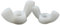 DEPYEE 10/20/50 Stück M3 M4 M5 M6 M8 M10 M12 Nylon-Flügelmutter Kunststoff-Barrenmutter Kunststoff-Schmetterlingstyp Kunststoff-Überwurfmutter(White,M4 (50pcs))