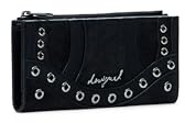 Desigual Geldbörse Mone Snake Patch Pia Medium Wallet Black schwarz