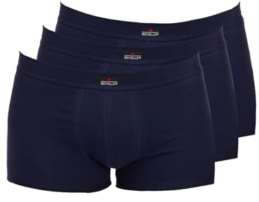 SCHÖLLER 3er Pack Herren Pants Baumwolle-Elasthan 821-42-323 Gr. 2XL in deep sea Blue
