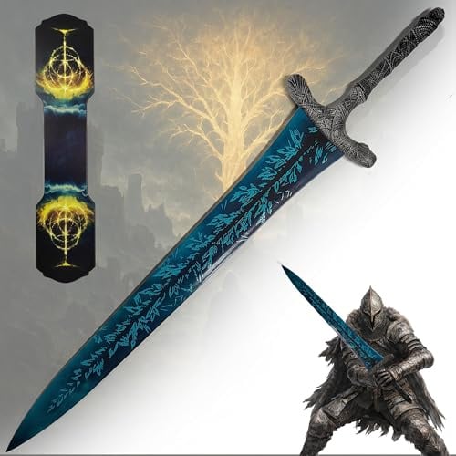 Elden Ring Schwert & Katana Repliken | Gamer Sword | Sammlerschwert & Cosplay Gamer Merch Zubehör Spiel | Fans und Cosplay
