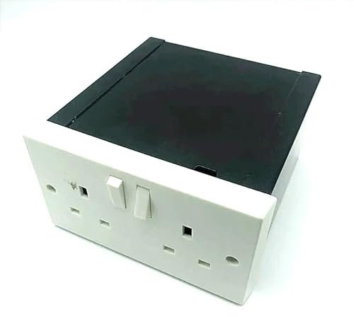 JKELPV Safes Tresor Doppelte Steckdose Sicherheit Geheimer versteckter Vorrat Durchlass Umleitung Produkt Ausgestattet mit Schrauben und einem kleinen Schlüssel