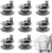 8 Pezzi Ruote Cestello Lavastoviglie Universale Ricambi, Ruote per Cestello Lavastoviglie,Accessori Per Lavastoviglie Ruote Per Cestello Superiore Per Lavastoviglie Compatibili Con Bosch Lavastoviglie