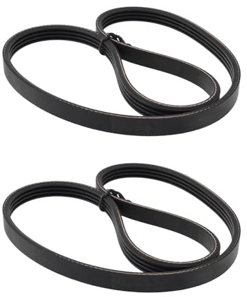 Briny River 2x Lathe Drive Belt Replacement Belts Compatible with Harbor Freight Central Machinery 65345
