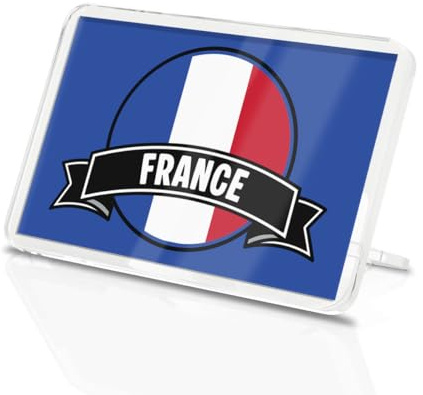 1 x France Square Magnet - French Country Flag Travel Holiday Fridge Magnetic Souvenir Travel Holiday Family Friend Women Men #83171